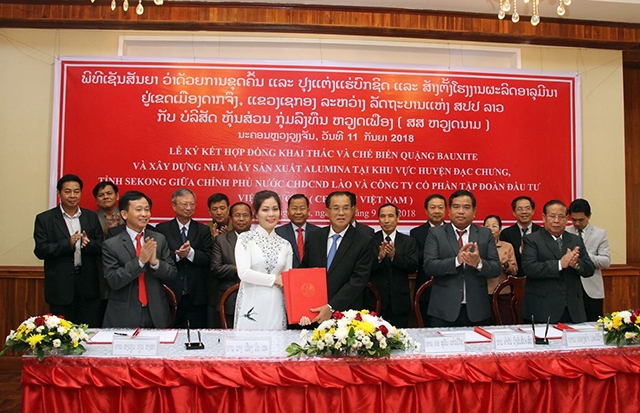 Việt Nam triển khai dự án khai thác mỏ lớn nhất tại Lào